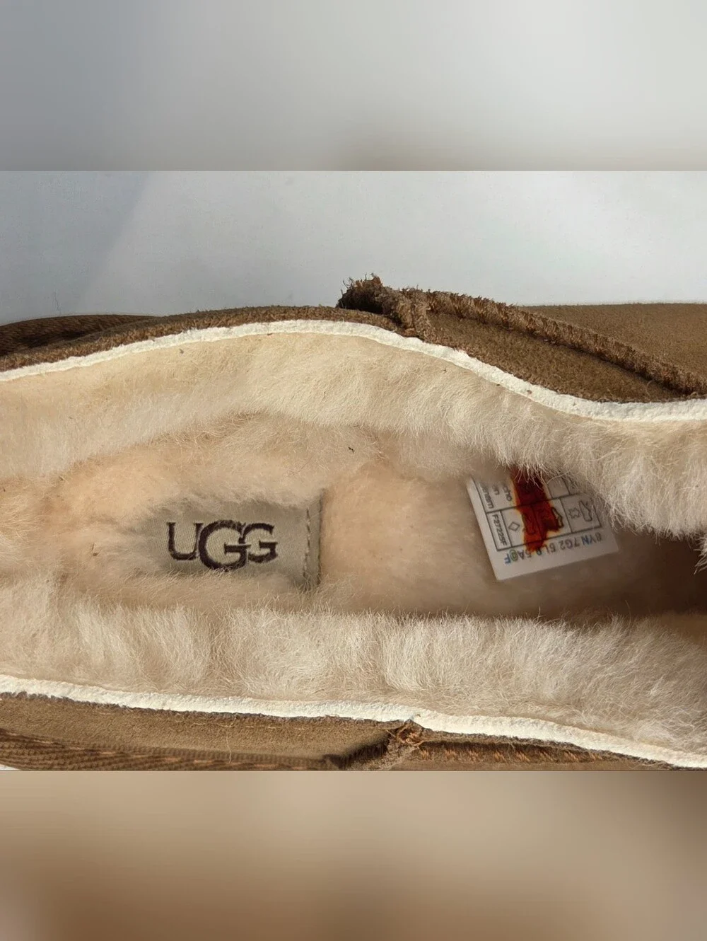 UGG Ultra Mini Classic Slip-On Bootie Kids Size 3 Chestnut